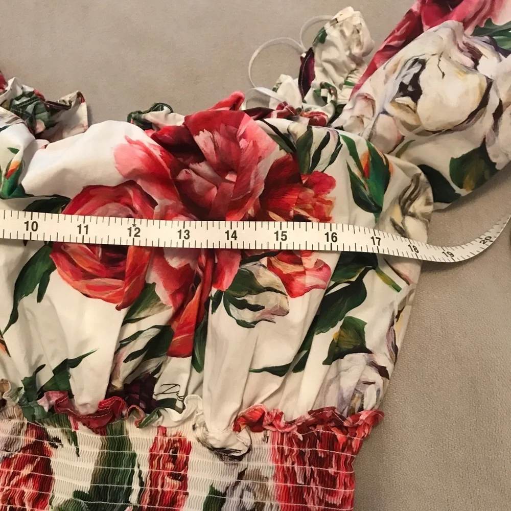 Women’s Dolce & Gabbana Floral Peony Print Dress size 36 (EU)/ 0-2 (US) … - Picture 13 of 14
